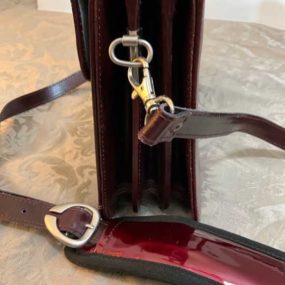 Elegant Brown Leather Men/Women Bag/ Briefcase for small tablet - Picture 3 of 8